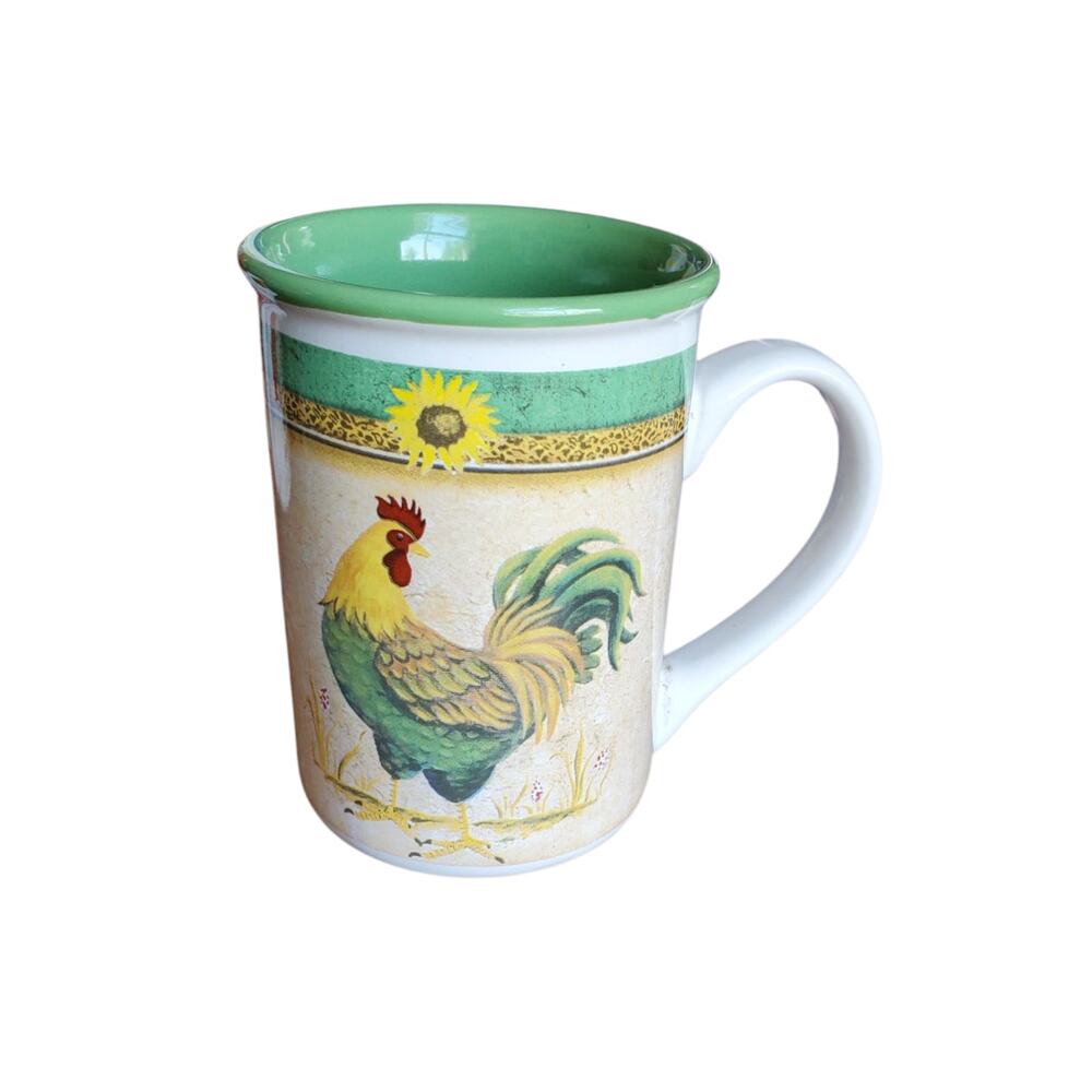 Gibson Designs Morning Call Rooster Mug – Discontinued Farmhouse Style